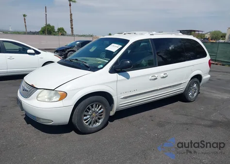 2001 Chrysler Town & Country Limited из США, поврежденный, VIN 2C8GP64L31R208574